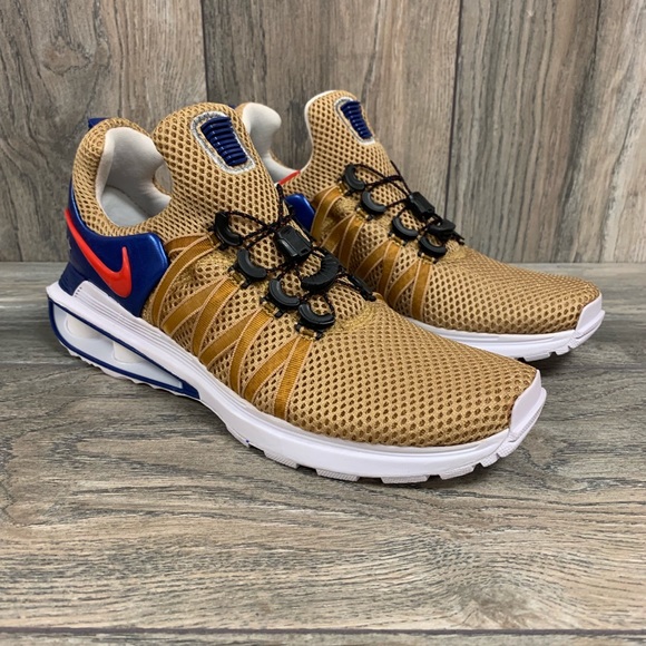 Nike Other - 🔥 Nike Shox Gravity Gold Red Blue Running Shoes